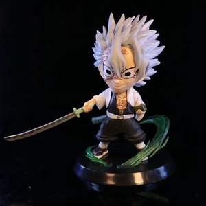 ฟิกเกอร์การ์ตูนญี่ปุ่น11cm, หุ่นสังหารปิศาจ Chibi <span class=keywords><strong>genya</strong></span> rengoku Shinobu Kocho uzui รุ่น - Product Image 3