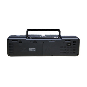 Lecteur de cassettes double rétro avec radio FM AM SW pour la maison et la voiture, fente pour carte USB TF, matériau plastique compact - Product Image 2