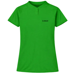 Camiseta de Golf de Secado Rápido para Mujer, Manga Corta, Sin Cuello, Deportiva, Transpirable, Absorbe la Humedad, Ropa Deportiva - Product Image 1
