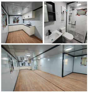 Villa di Lusso da 40 Piedi Pronta all'Uso Casa Container Espandibile <span class=keywords><strong>in</strong></span> <span class=keywords><strong>Vendita</strong></span> con 2 3 4 5 Camere da Letto Mini Casa Mobile Prefabbricata Prezzo - Product Image 3