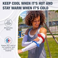 Manchons de Protection Solaire Anti-UV Personnalisables avec Logo, Manchons Rafraîchissants Vides, Anti-Soleil, Protection Bras Longs pour Sports de Plein Air