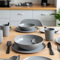 Offre Spéciale : Ensemble de Vaisselle en Mélamine Écologique – Couleurs Personnalisables, Style Minimaliste – Assiettes et Bols pour Restaurants et Fêtes