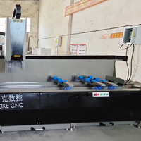 Máquina CNC WEIKE de 3000 mm de Alta Precisión para Perforación y Fresado de Perfiles de Aluminio con Motor de 380V 10250W para Fabricación de Puertas y Ventanas