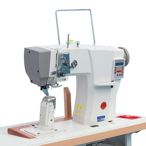 591D Computerized Double Needle Flat-Bed Industrial Sewing Machine High Speed Chain Stitch Motor Shoe Roller Quilting Equipment - Product Image 3
