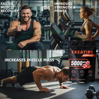 VitaSpring Créatine HCL Gommes Énergie et Soutien – Complément de Créatine Monohydrate Halal pour Sportifs 5000mg – Gommes de Créatine pour Adultes