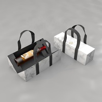 Cajas de Regalo Portátiles de Lujo Personalizadas para Champán, Alcohol, Whisky, Embalaje para Botellas de Licor, Whisky, Vino Tinto