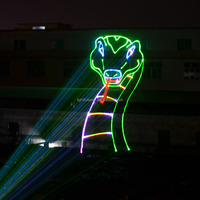 Laser à Led Effet d'Eau Lumière de Scène Lumière de Fête Lazer Lumière de Fête Machine à Brouillard Coloré Dj Dmx512 Laser 15W 50 30 IP65 Lumières Laser RGB