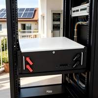 Batterie au phosphate de fer et de lithium 51,2 V 5,12 kWh 10,24 kWh 6000+ cycles RS485 CAN Rack ESS