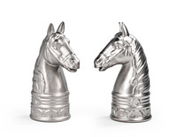 Céramique de cheval sculptée style nordique, noire et blanche, en céramique abstraite, articles mobilier, décoration de la maison, livraison gratuite