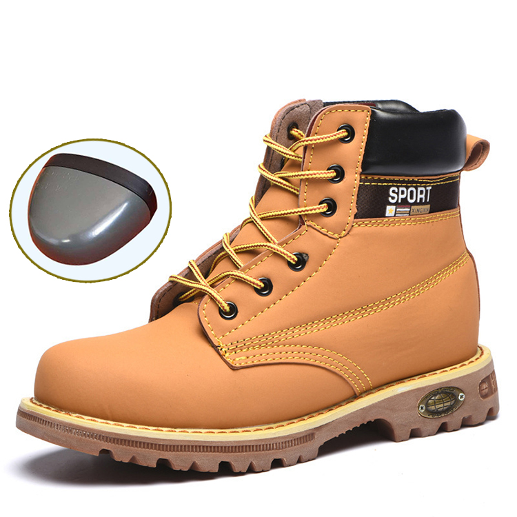 Безопасные рабочие стальные ботинки с высоким верхом, неразрушаемые, для леса, Мужская защитная обувь