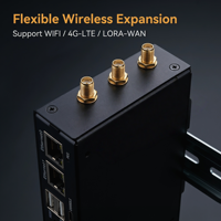 Gateway Industrial 4G LTE de 9-36 VCC, RK3506, Ubuntu 24.04, Linux Industrial, RS485, LoRaWAN, CAN, WiFi, Inalámbrico, 4G LTE, Linux, IoT