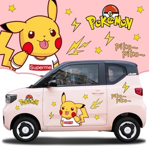 Auto aufkleber Macaron Körper dekoration Cartoon Animation Pokemon <span class=keywords><strong>Pikachu</strong></span> langlebige wasserdichte dekorative Auto aufkleber - Product Image 2