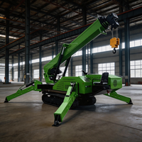 Grue araignée RST L-714 de 9 tonnes, hydraulique diesel, avec stabilisateurs télescopiques, pour les grands projets de construction urbaine et extérieure