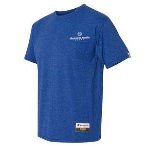 Venta al por mayor de camiseta personalizada de algodón polivinílico logotipo frontal impreso de talla grande publicidad promocional tejido de punto barato - Product Image 1