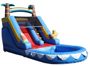 Tobogán Acuático Inflable Comercial <span class=keywords><strong>de</strong></span> PVC para Niños <span class=keywords><strong>con</strong></span> Dos Carriles para Adultos, <span class=keywords><strong>con</strong></span> <span class=keywords><strong>Piscina</strong></span>, Apto para <span class=keywords><strong>Alquiler</strong></span> en Fiestas <span class=keywords><strong>de</strong></span> Jardín - Product Image 4