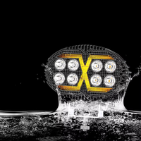 Barre lumineuse LED DXZ 55C-BW-T8X 24W 1600LM 8x3030, blanc ambre, spot DRL, IP68, étanche, CE ECE, nouvelle, 12-24V, pour camions/SUV tout-terrain