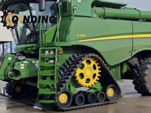 Nouveau châssis à roues à chenilles triangulaires écologiques, demi-lien, en caoutchouc et en acier, pour Ih&John - Product Image 6