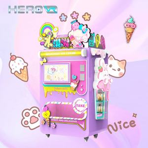 Máquina Expendedora de Helados Autoservicio Comercial Herovr, Gana <span class=keywords><strong>Dinero</strong></span> Rápido, Totalmente Automática - Product Image 1