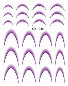 11 couleurs minces ongles français dégradé autocollants 3d autocollants pour ongles - Product Image 4