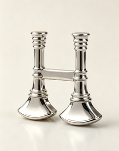 Custom 3D Fire Captain Two Vertical Bugles Cross Shape Metal Badge Gold/Nickel Plated Zinc Alloy Lapel Pin for Souvenir&Uniform - Product Image 6