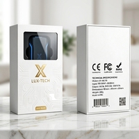 Boîte cadeau rigide en papier recyclable de luxe avec plateau intérieur en plastique pour l'emballage de montres et d'électronique, boîte personnalisée avec couvercle et base