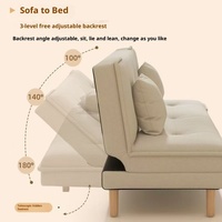 Sofá cama convertible verde moderno de 2 plazas, lavable, a prueba de gatos, plegable, para apartamento de espacio pequeño