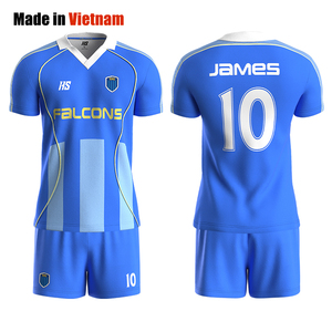Fabricants de maillots de football personnalisés Maillot d'équipe de maillots de football à sublimation en maille respirante - Product Image 1