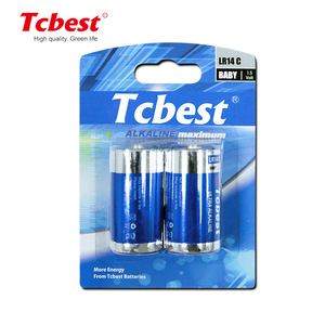 Tcbest Usine prix <span class=keywords><strong>LR14</strong></span> Super <span class=keywords><strong>pile</strong></span> alcaline 1.5v 1020 minutes - Product Image 5