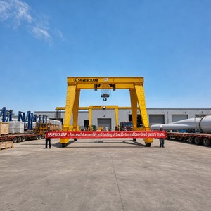 Grue portique RTG de 600 tonnes, portée de 30 m, hauteur de levage de 10 m, électrique et diesel, pour entrepôt logistique, prix de gros - Product Image 3