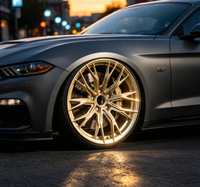 Rines Dorados Personalizados SRD de 15-20 Pulgadas 5x114.3/120/112 para BMW, Audi, Porsche GT, Dodge SRT, GR86, Nissan