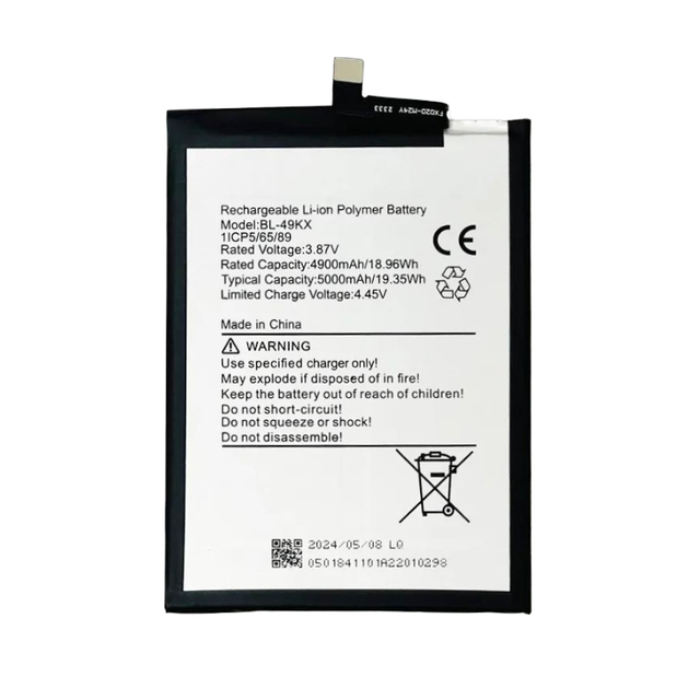 REAL CAP Replacement Battery BL-49KX for Tecno Infinix Note 12 Cell Phone Mobile Smartphone Batteries Factory OEM Customized