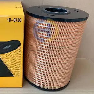 1r-1808 Huida Excavator Engine Oil Filter Element Used For Excavator Filter 1R-0749 1R-0762 1R-0750 1R-0751 1R-1808 1R-8716 1R-0755