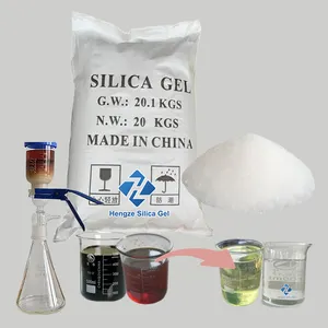 Hengze brand factory silica gel diesel bleaching sand used diesel oil decoloring silica gel