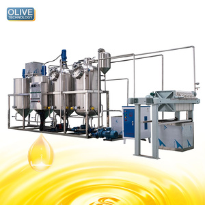 Máquina Refinadora de Aceite Comestible Multifuncional Automática de Cuatro Tanques para Refinar Aceite de Oliva, Palma y Cacahuete - Product Image 1