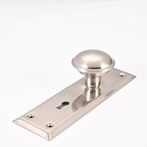 Ensemble de serrures à mortaise avec bouton en nickel satiné Bouton en laiton à mortaise parfait pour remplacer les ensembles de serrures anciennes cassées - Product Image 3