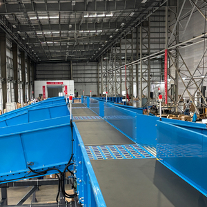 Tốc độ cao hậu cần thể hiện thiết bị bưu kiện phân loại Máy cân bằng bánh xe SORTER với băng tải - Product Image 2