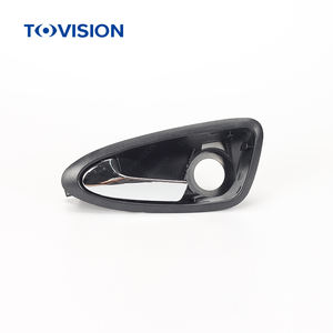6J1837113 para Seat <span class=keywords><strong>Ibiza</strong></span> 2008-2011 manija interior de la puerta del coche piezas de repuesto de automóvil izquierda/derecha cromadas negras - Product Image 1