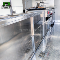 Chariot de bar mobile en fibre de verre Greenfist GF-420 2025 – Camionnette à hot-dogs, restauration rapide, snacks, boissons, café, remorque de traiteur