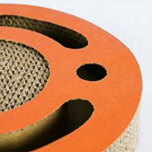 Arranhador de Gato Moderno para Interior, Brinquedo Interativo Simples para Gatos, Arranhador de Papelão para Gatinhos com Catnip - Product Image 6