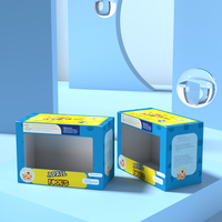 Vente en gros Boîte d'emballage cadeau rectangulaire pour poupée en peluche pour enfants Boîte d'emballage recyclable pour jouet voiture avec fenêtre transparente