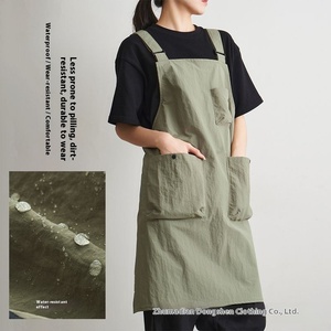 Delantal con mangas y babero de poliéster impreso con logotipo personalizado, mono de catering para hombre y mujer, herramientas especiales para mascotas, café, <span class=keywords><strong>camarero</strong></span>, trabajos - Product Image 6