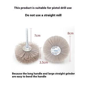 Pièces de machines à bois Yabai fil abrasif meulage tête de fleur Yabai meule Nylon soie <span class=keywords><strong>acajou</strong></span> meubles bois - Product Image 4