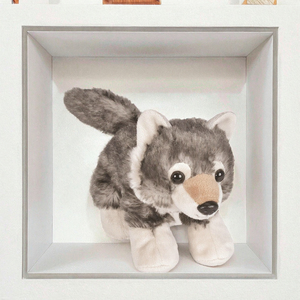 Peluche a forma di lupo Republic Hug'ems 14911, 18 cm, grigio, unisex - Product Image 3