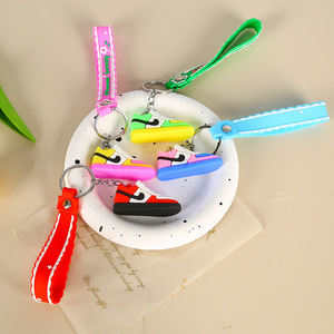 Soft Rubber Cartoon Doll <b>Keychains</b> 3D Shape For Women Bag Car Cute Pendant Random Color Gift - Product Image 5