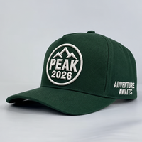 Casquette de baseball de luxe en toile délavée, style vintage et de créateur, vert Mexique, pour uniformes d'équipe médicale