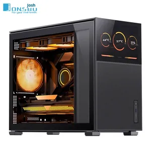 Gabinete de Alta Gama Personalizado D31 D41 ATX de Aleación de Aluminio para Escritorio, Compacto, con Lateral de Malla Transparente, Refrigeración Líquida de 360°, Pantalla Secundaria, en Existencia - Product Image 2