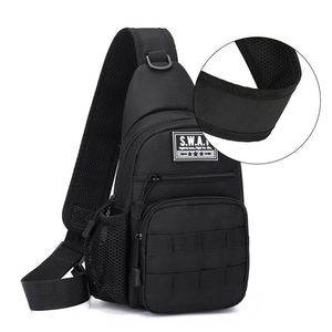 Bolsos cruzados Oxford personalizados al por mayor con logo de primavera, mochila pequeña deportiva para ciclismo, bolso de hombro de camuflaje de moda para hombre - Product Image 3