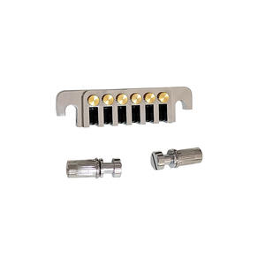 Puente de Metal para Guitarra Eléctrica <span class=keywords><strong>LP</strong></span> <span class=keywords><strong>ES</strong></span> 335, Cuerdas de Latón, Sistema de Cambio de Cuerdas, Accesorios para Instrumentos de Cuerda - Product Image 2
