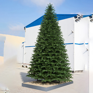 Albero di Natale artificiale Pre-illuminato da 8 piedi con luci bianche verde per interni/esterni IP65 per decorazioni natalizie - Product Image 4