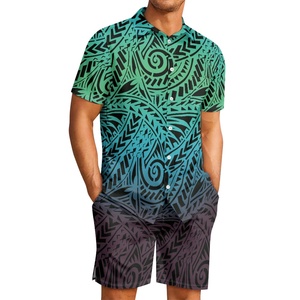 2025 New Products Custom Polynesian Fashion Loungewear <strong>Pj</strong> <strong>Shorts</strong> <strong>Set</strong> for <strong>Men</strong> Adult Pyjama Comfy Lounge <strong>Sets</strong> Print on Demand - Product Image 4
